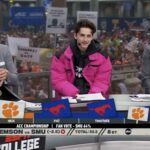 Timothée Chalamet impresses during his celebrity guest picker segment on College GameDay.